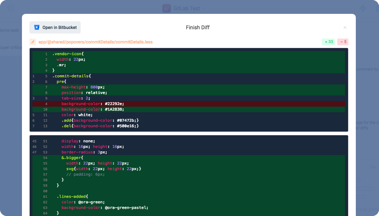 Git, github, bitbucket task management