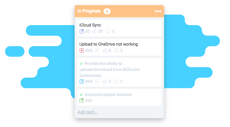 Open/closed in same list