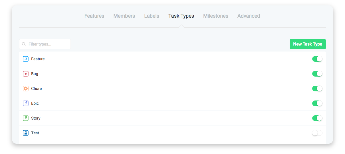 create new task types